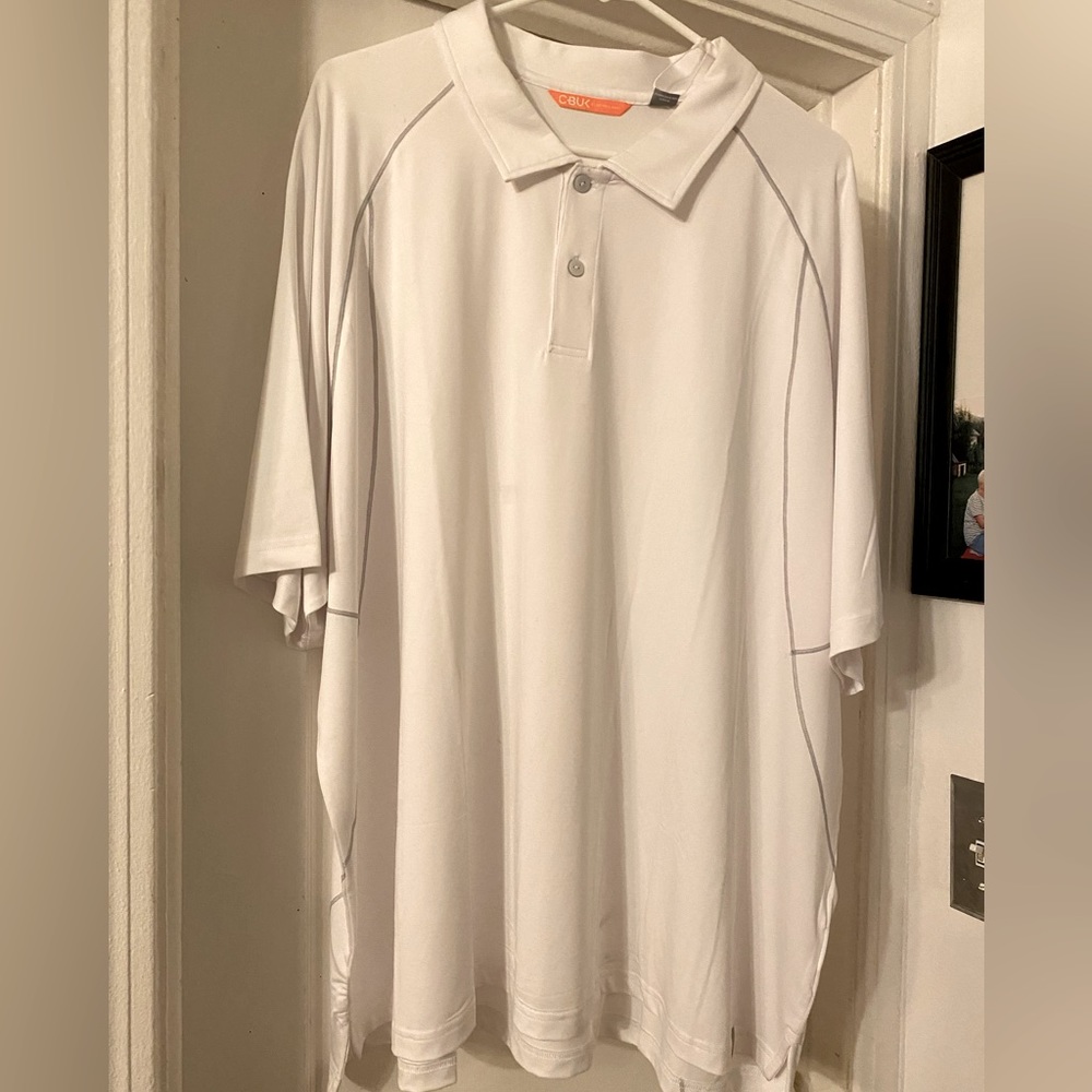 NWT CBUK White Grip Polo Size XXXL